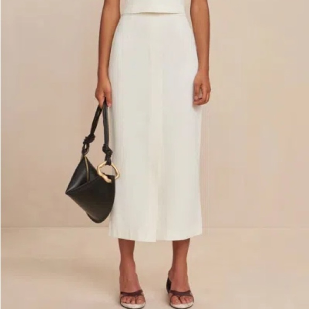 Cult Gaia Dov Skirt In Off-White